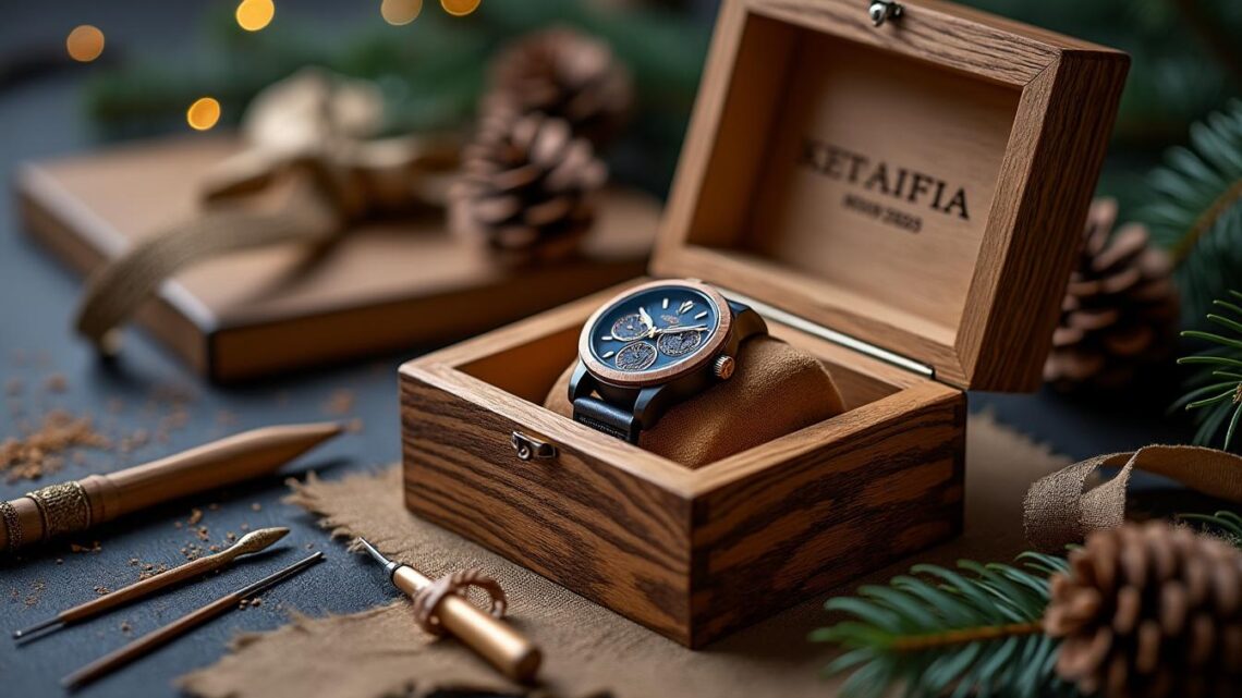 Comment personnaliser un coffret cadeau montre en bois avec livraison rapide