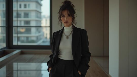 Transformez votre garde-robe avec cette idée de tenue chic et détail choc original