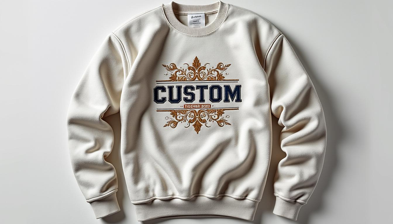 découvrez le sweat avec broderie personnalisée, l'option idéale pour sublimer vos événements spéciaux avec style et originalité.