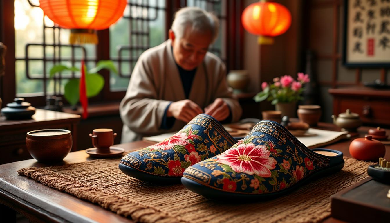 découvrez les chinese slippers, ces chaussons traditionnels et élégants qui apportent une touche d'authenticité et de style asiatique à votre intérieur.