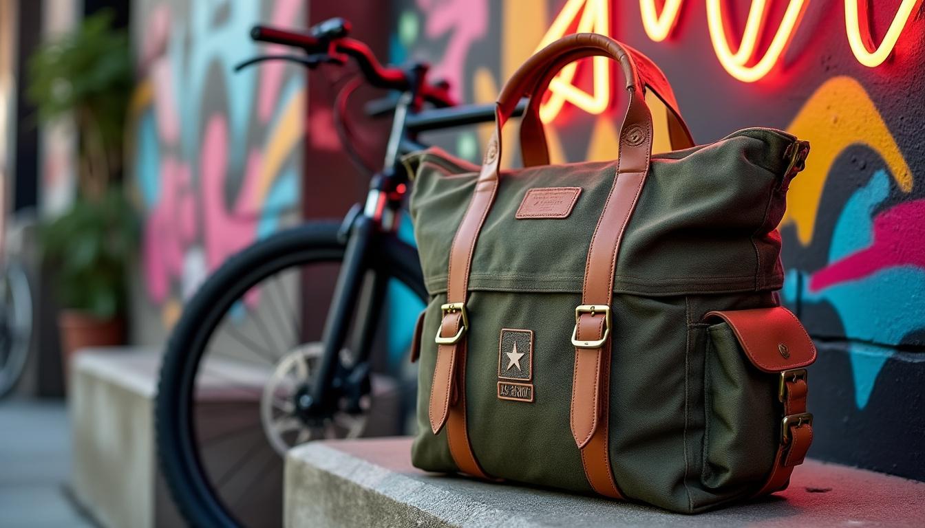 découvrez les styles uniques des cabas en toile militaire upcyclée à adopter cette saison pour un look tendance et responsable.