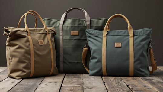 Les styles uniques des cabas en toile militaire upcyclée à adopter cette saison