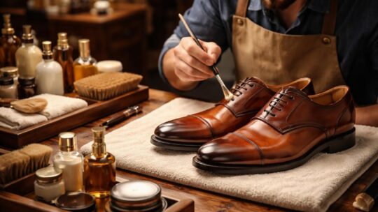 Nettoyage de chaussure chez le cordonnier : un traitement de spa pour cuirs