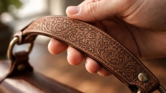 Gravure laser sur anses cuir : l&rsquo;art de rendre vos objets uniques et élégants