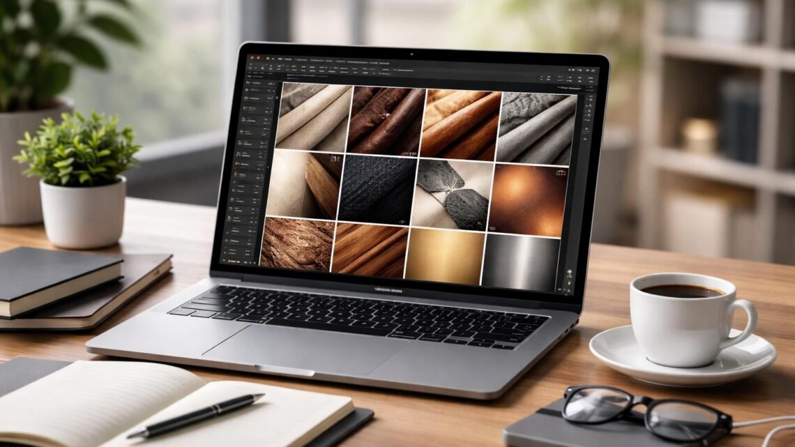 E-commerce : optimiser photos matières sur PC portable sans les dégrader