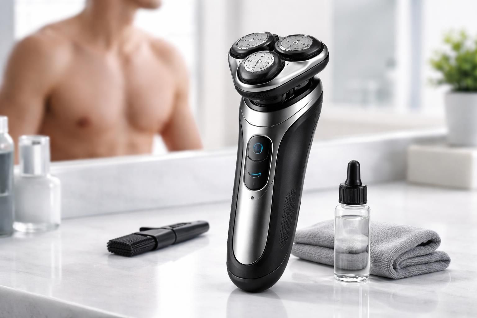 découvrez le meilleur rasoir électrique pour homme à peau sensible, avec un guide complet d'entretien et d'utilisation pour un rasage doux et efficace.