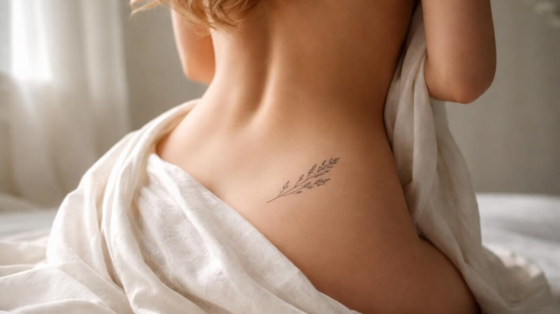 Petits tatouages sur le fessier pour femme : un tatouage discret qui fait sensation
