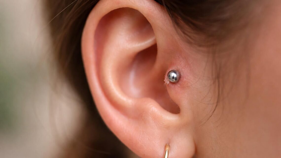 Piercing au tragus : douleur et cicatrisation