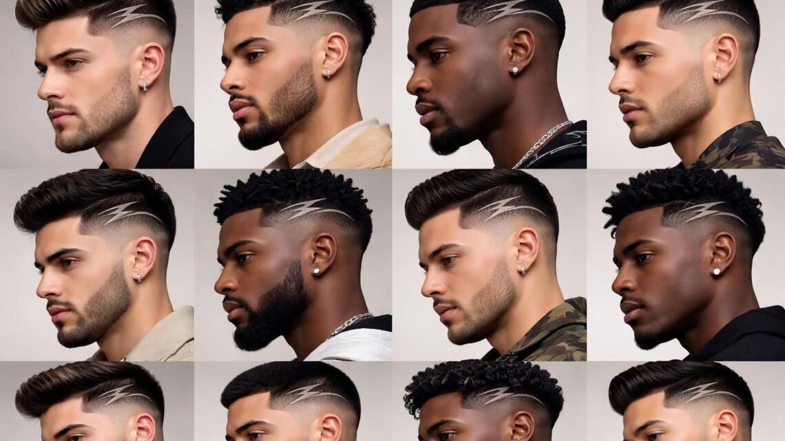 Top 10 des coupes de cheveux homme dégradé avec trait en z à essayer absolument