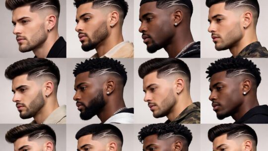 Top 10 des coupes de cheveux homme dégradé avec trait en z à essayer absolument