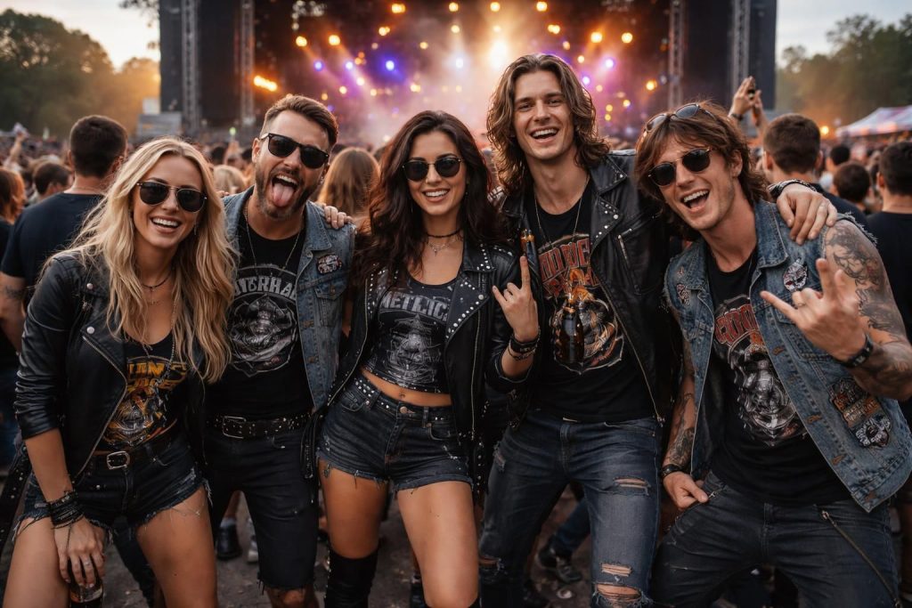 découvrez nos conseils d'experts pour choisir la tenue idéale et être à l'aise lors de votre prochain concert de rock.