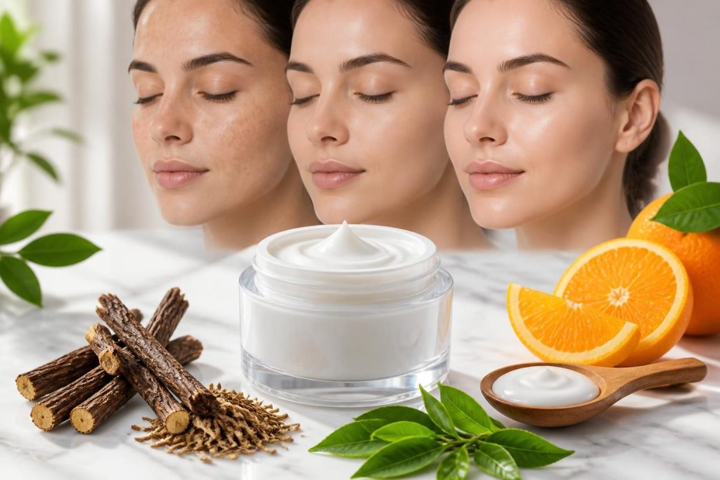découvrez nos solutions efficaces avec la crème dépigmentante pour le visage, spécialement conçue pour atténuer les taches brunes et unifier votre teint.