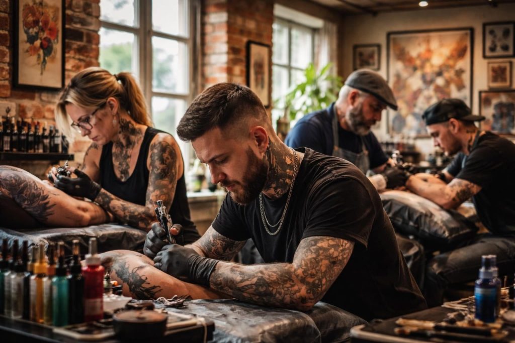 découvrez l'art du tatouage à travers des portraits uniques de tatoueurs passionnés du pas de calais qui réinventent leur métier avec créativité et talent.
