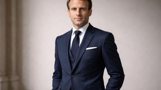 Le costume d&rsquo;Emmanuel Macron, entre élégance et tradition : une étude